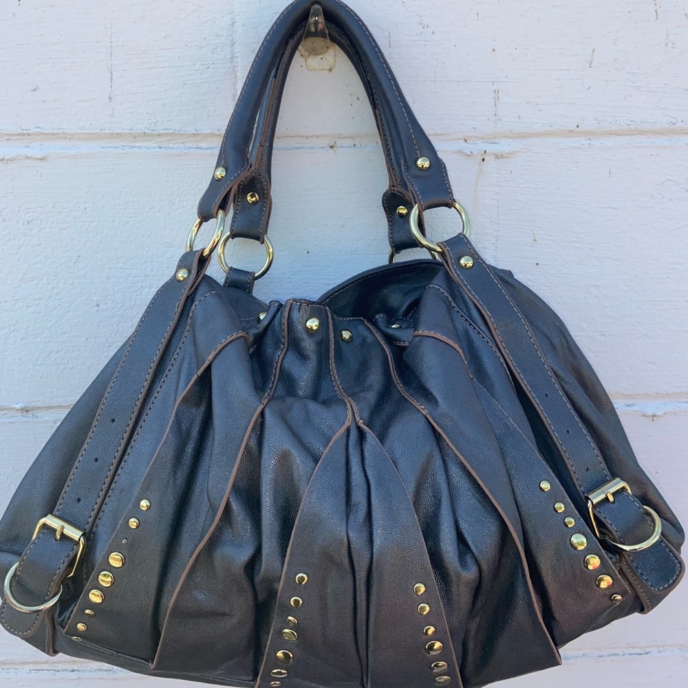 Steve Madden Purse Blue with Gold accents